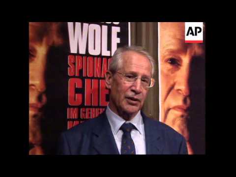 GERMANY: FORMER SPY MARKUS WOLF UNVEILS NEW BOOK