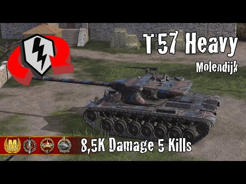 T57 Heavy Tank  |  8,5K Damage 5 Kills  |  WoT Blitz Replays