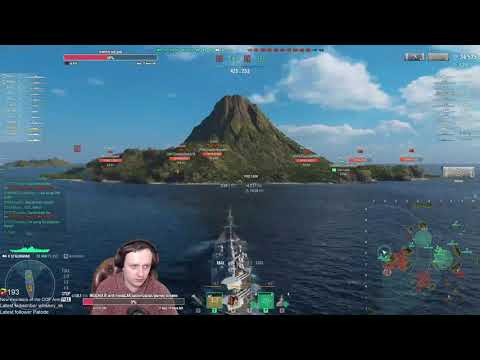 2 BATTLESHIPS VS PURE RUSSIAN BIAS - Stalingrad in World of Warships - Trenlass
