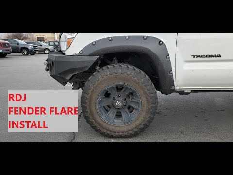 RDJ Bolt- On Fender Flares Install - 2014 Gen 2 Tacoma Short Bed