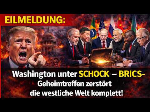 EILMELDUNG: Washington unter SCHOCK - BRICS-Geheimtreffen zerstört die westliche Welt komplett!