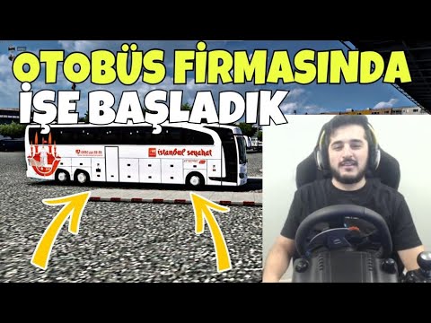 DİREKSİYONLA OTOBÜS ŞÖFÜRÜ VE MUAVİN OLDUK, YOLCULAR KUSTU! -EURO TRUCK SIMILATOR 2