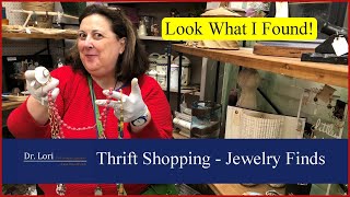 Out in the Open! Gold &amp; Costume Jewelry, Trifari, Monet, African Beads - Thrift with Me Dr. Lori