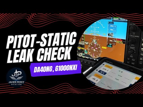 DA40NG Pitot Static Leak Check: Step-by-Step Guide, Laversab 6300