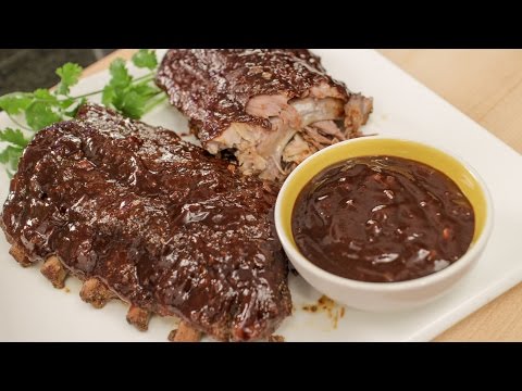 Easy Oven Ribs & Homemade BBQ Sauce