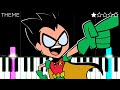 TEEN TITANS GO THEME EASY Piano Tutorial