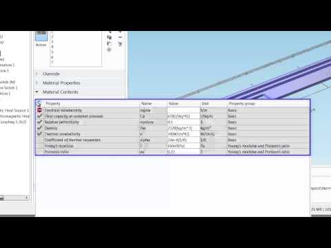 Specify Material Properties in COMSOL Multiphysics (3/8)