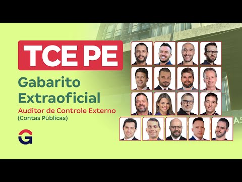 Concurso TCE PE | Gabarito Extraoficial | Auditor de Controle Externo (Contas Públicas)
