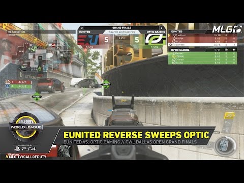 eUnited Reverse Sweep OpTic Gaming in Grand Finals - #CWLDallas Open