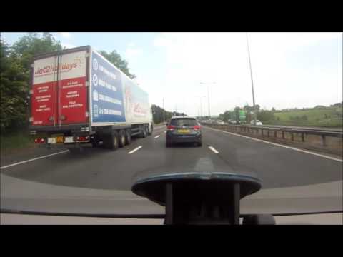 Insane overtake on motorway