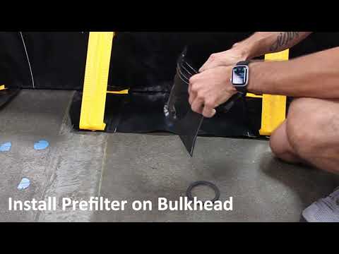 ENPAC BAZOOKA Installation - Automatic Shut Off Berm Filter ENPAC BAZOOKA ...