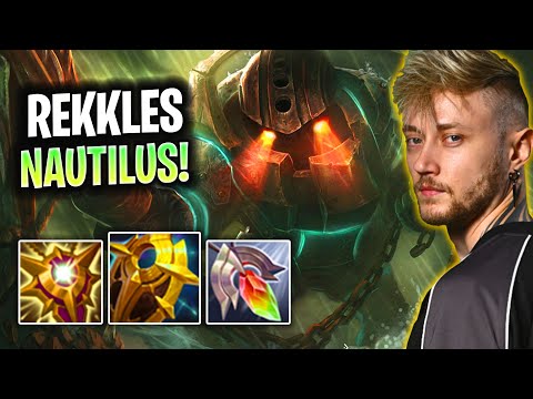 REKKLES IS A MONSTER WITH NAUTILUS! | LR Rekkles Plays Nautilus Support vs Rakan! Season 2025