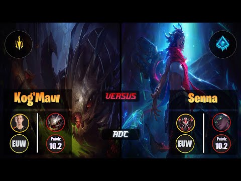 Caps [Lethal Tempo] KOG'MAW (ADC) VS [Glacial Augment] SENNA - Grandmaster EUW Patch 10.2