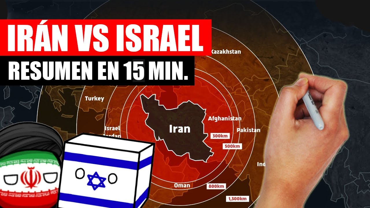 ✅ El CONFLICTO entre IRÁN e ISRAEL resumido en 15 minutos | ¿Qué está pasando entre IRÁN e ISRAEL?