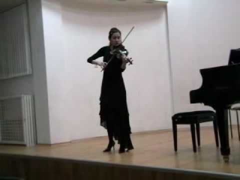 Elisabeth Volchkova -  Bach Sonata No.1 in G minor, BWV 1001 (I. Adagio)