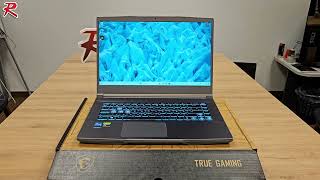 Laptopszemle: MSI Thin 15 B12VE-1469 (9S7-16R831-1469) gamer laptop
