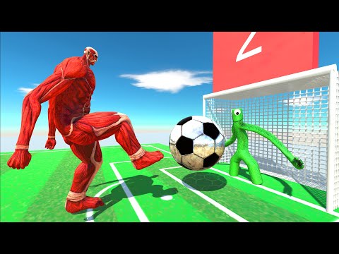 World Cup Finals 2022 | X6 Rainbow Friends VS X3 Monster - Animal Revolt Battle Simulator