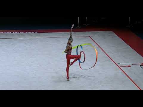 Polina Horodnycha Ribbon Qual 29,700 - European Championships Baku 2023