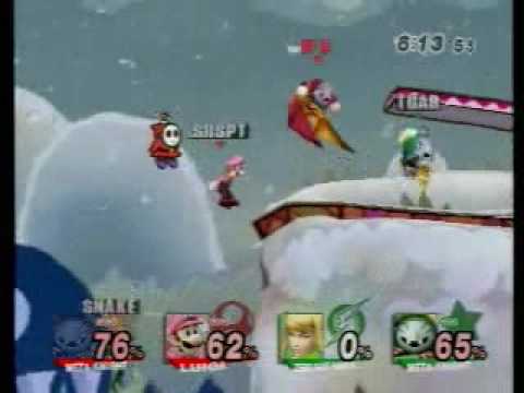 [SSB:B] Spam(MK) Snakeee(ZSS) vs Boss(Luigi) Korn(MK) 2 COT4