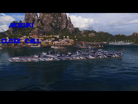 World of Warships - Akizuki: Close Call