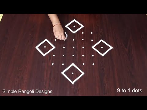 Beautiful Kolam & Rangoli Designs with Dots – Easy Beginners Tutorial
