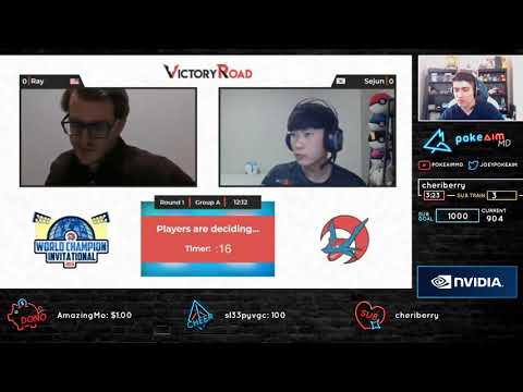 2020 Pokémon World Champion Invitational - Round 1A - Ray Rizzo vs Sejun Park - LIVE