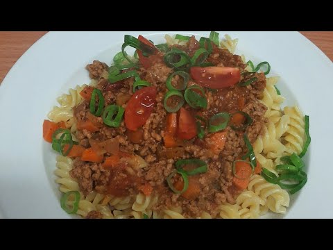 Hackfleischsoße, Haschee ohne Fix-Produkt einfach und schnell