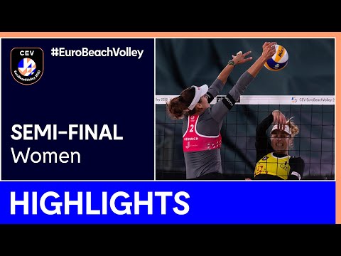 Hermannova/Slukova vs Heidrich/Vergé-Dépré, A. Semi-Final Highlights - EuroBeachVolley 2020 Women