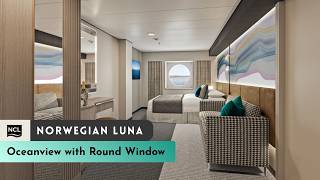Norwegian Luna | Oceanview with Round Window Stateroom Tour & Review | 4K | 2026
