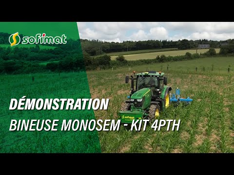 Démonstration bineuse Monosem et Kit 4PTH by HYDROKIT