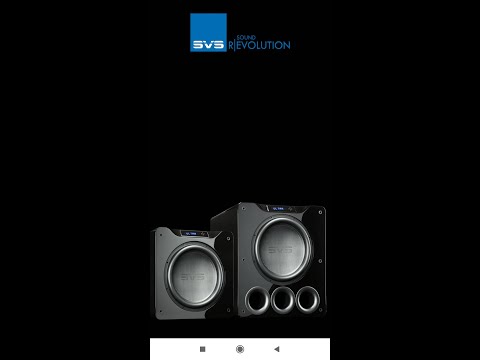 SVS Subwoofer Control App - Explanation and Options