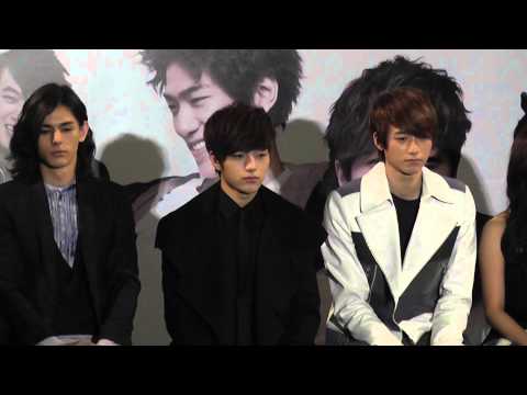 2012/1 INFINITE　Ｌ　ミョンス　美男イケメンバンド記者会見④