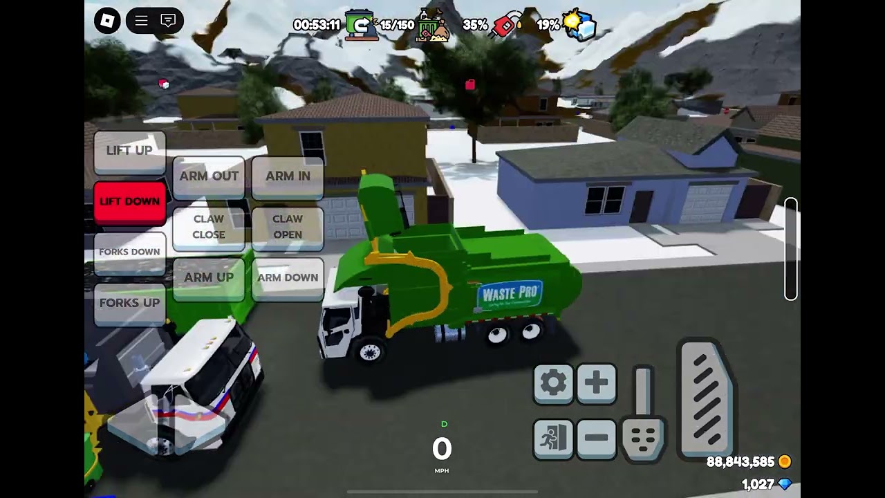 Trash truck compilation  Roblox garbage truck