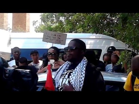 HHP adresses NWU students before PASOPA music video shoot