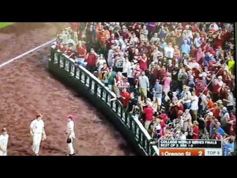 Did This Flashing Fan Cost Arkansas The College World Series?