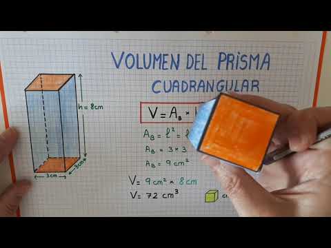 VOLUMEN PRISMA CUADRANGULAR