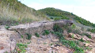 Built in ancient times - the &quot;access ramp&quot; to the Bosnian Pyramid of the Sun, September 23, 2015