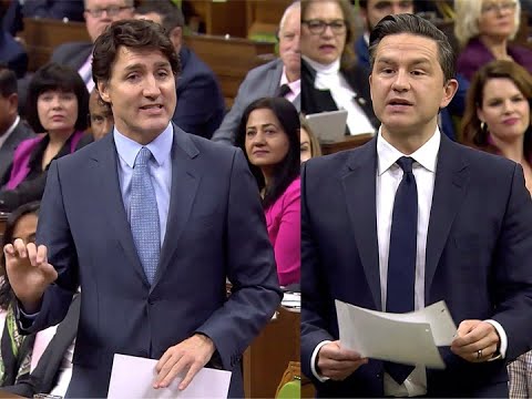 CAUGHT ON CAMERA Hike the carbon tax price debate between Poilievre and Trudeau