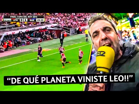 The CRAZIEST and MOST EPIC Commentary on Lionel Messi's Goals! 🤯⚽