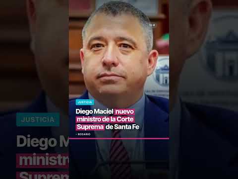 Diego Maciel nuevo ministro de la Corte Suprema de Santa Fe