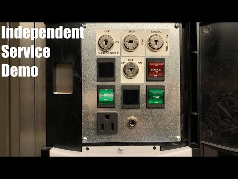 Independent Service Demo of a Schindler 330A Elevator