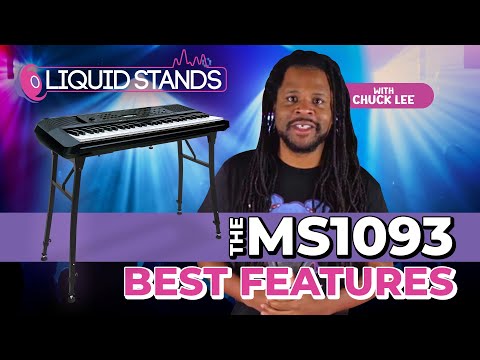 Liquid Stands Collapsible Piano Keyboard Stand and Piano Bench Stool - Adjustable and Portable Heavy Duty Music Stand for Kids & Adults - Fits 54-88 Key Electric Digital Keyboard Piano Stand and Seat image 8