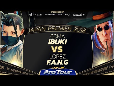 Coma (Ibuki) vs Lopez (F.A.N.G) - Japan Premier Day 1 Pools - SFV - CPT 2018