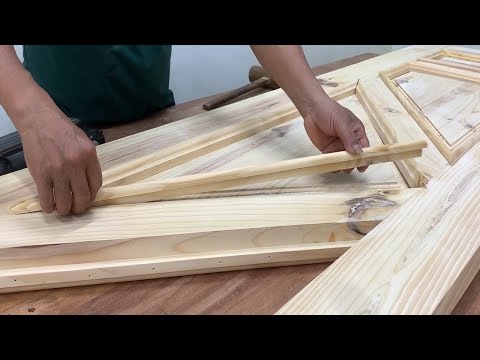 Amazing Creative Woodworking Skills // Inspirational Wooden Door Pattern Design Ideas