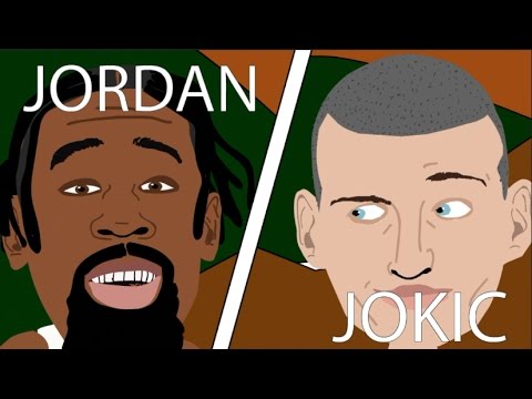 Nikola Jokić vs DeAndre Jordan 21 Jan - Match up highlights - DrSkip