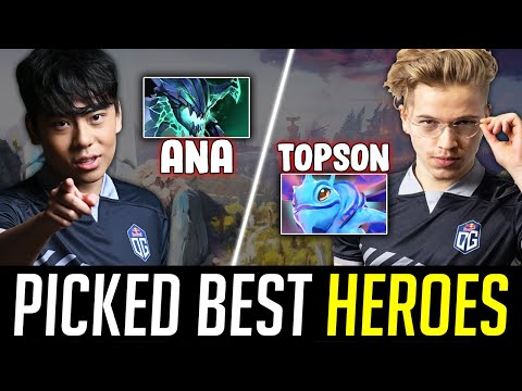 Topson PUCK vs Ana OD - Picked their BEST hero in 7.30e DOTA 2
