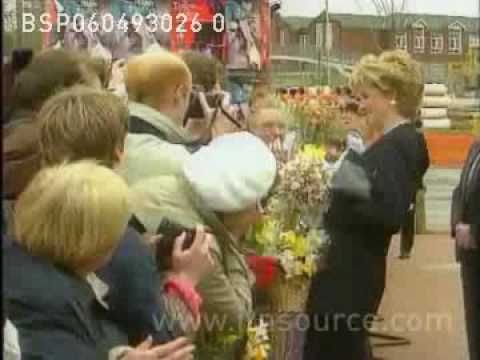 Princess Diana on a walkabout