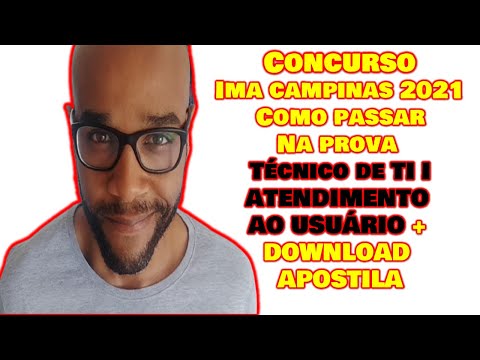 Concurso IMA Campinas Técnico em Tecnologia da Informação I Atendimento ao Usuário DICAS e ALERTAS