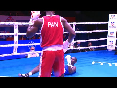 Day 3 (71kg) BECKFORD CHAMBERS Eduardo (PAN) vs SILLAH Mohamed (SLE) | AIBA WCHs 2021