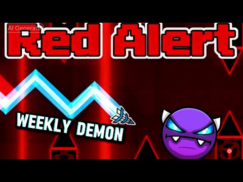 “Red Alert” 100% (Weekly Demon) by RatliffiGD | Geometry Dash